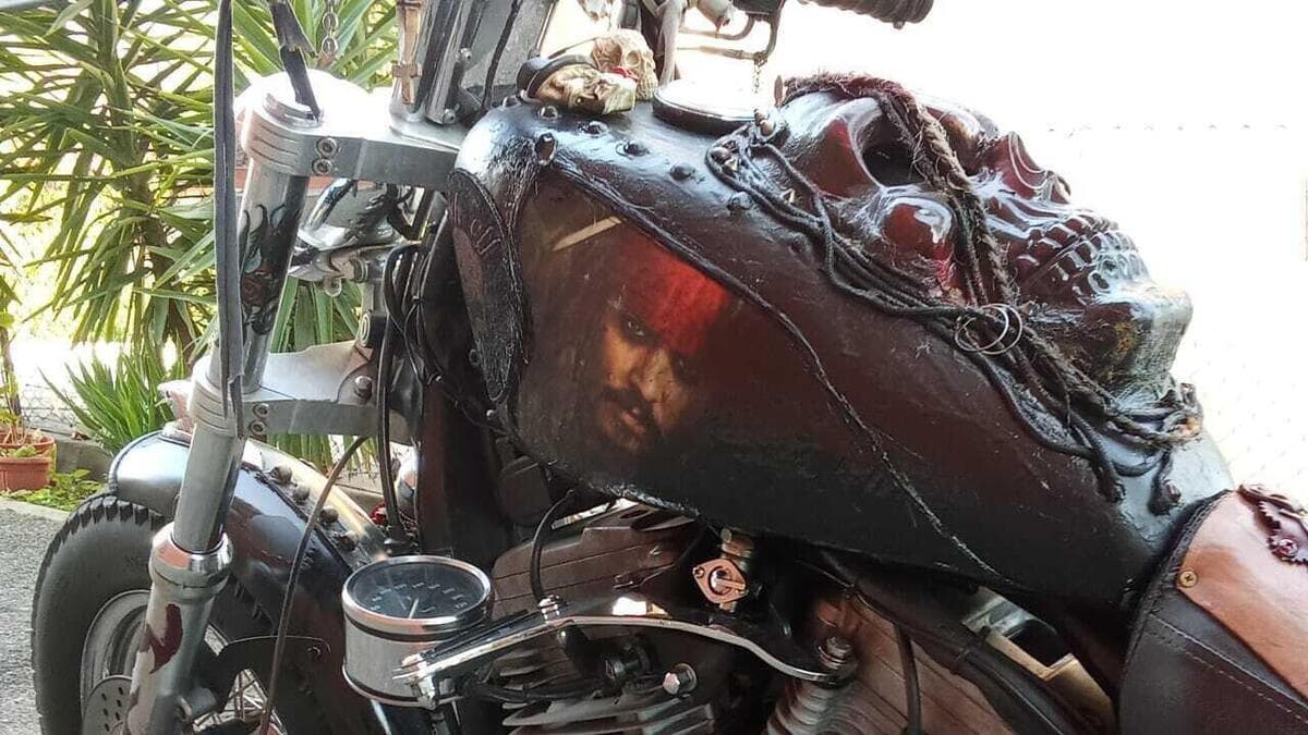 La missione di Garage 65, una Harley-Davidson speciale pronta a partire per Johnny Depp