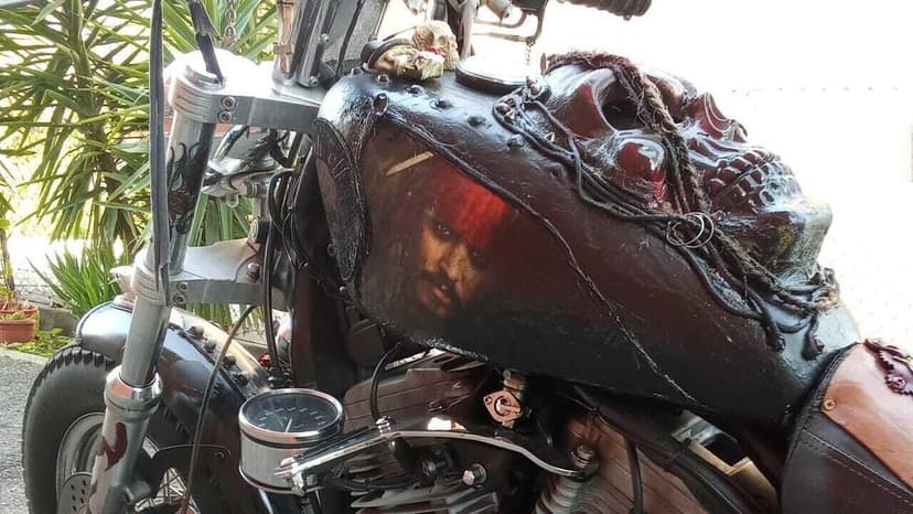 La missione di Garage 65, una Harley-Davidson speciale pronta a partire per Johnny Depp