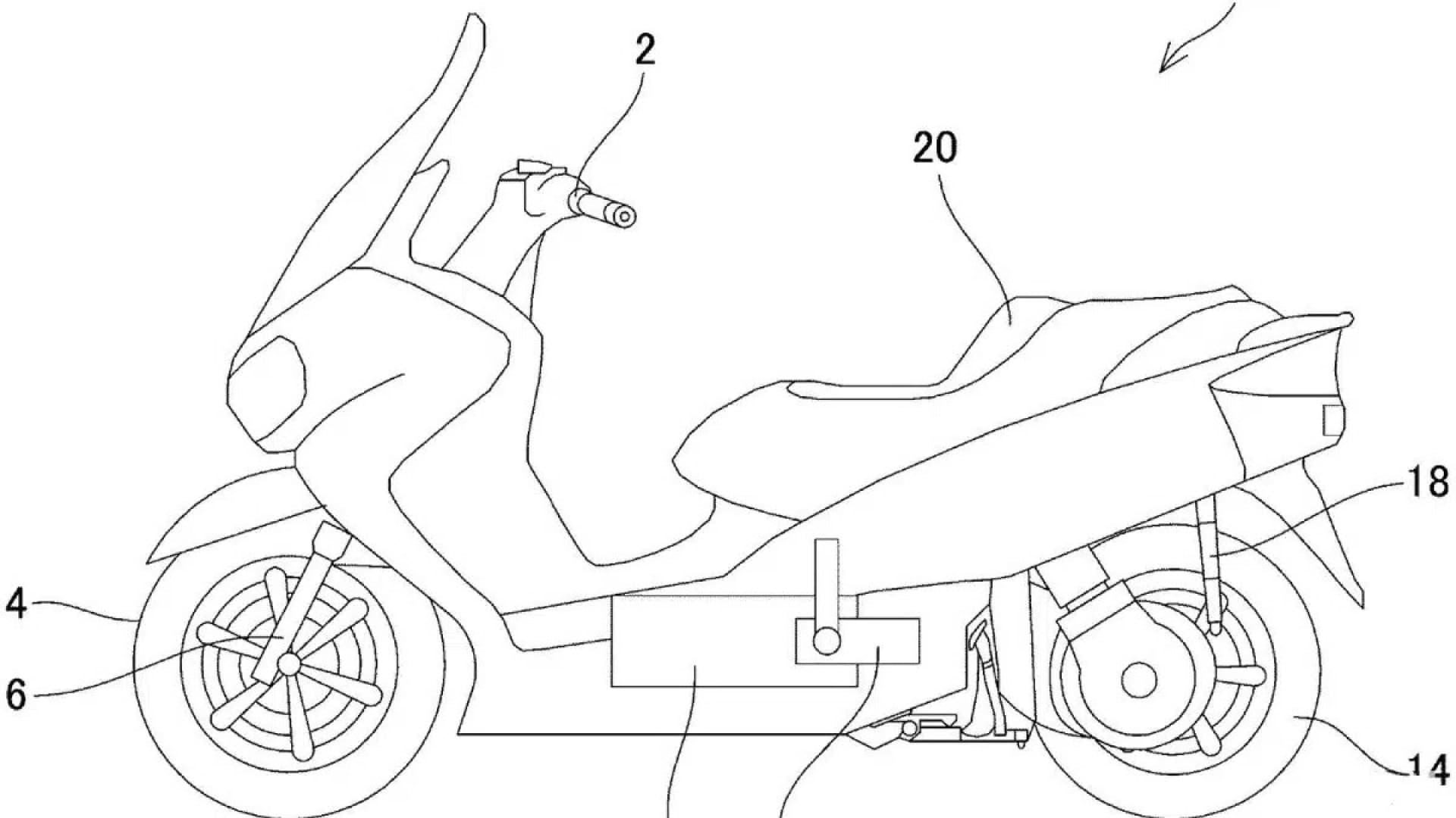 Toyota ha depositato il brevetto per uno scooter alimentato a idrogeno