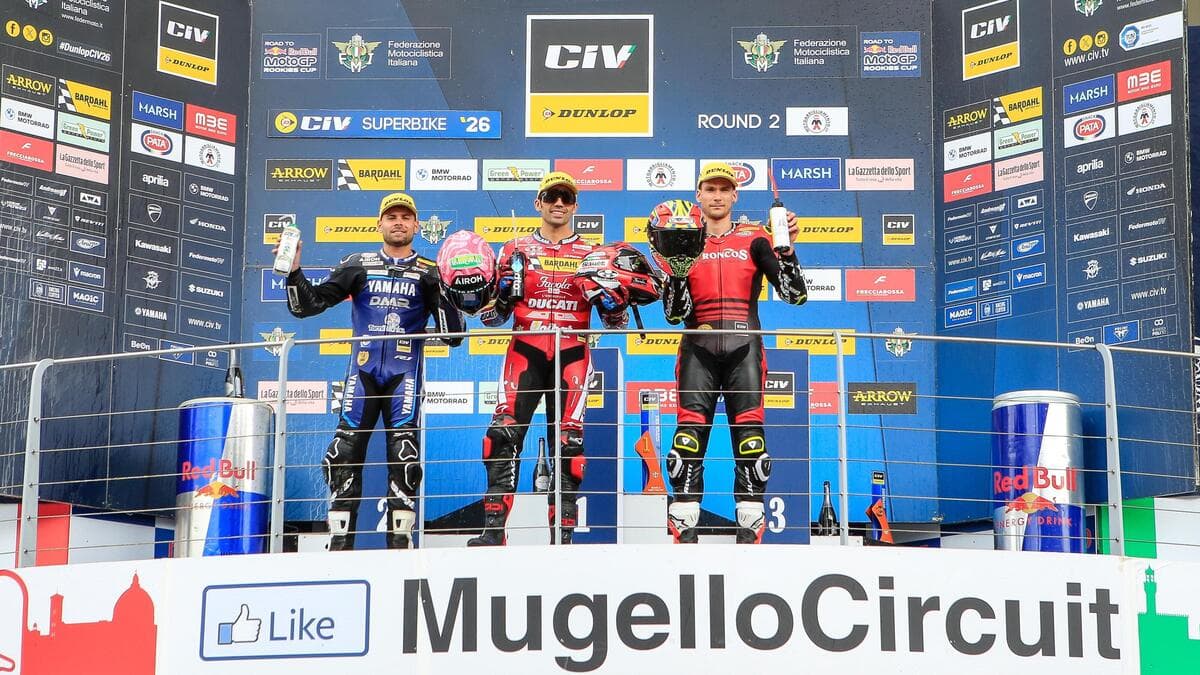 Dunlop CIV 2026, Mugello. Michele Pirro: "Dopo Misano ne ho sentite tante, ma quello che conta è il mio curriculum"