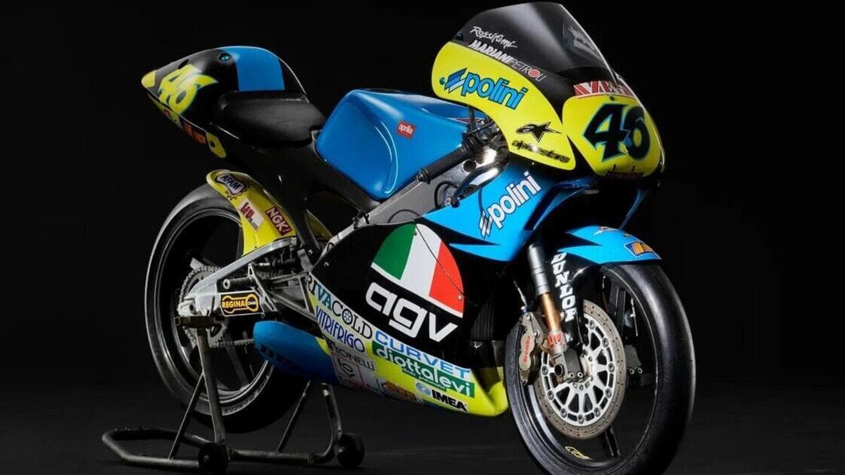 In vendita l'Aprilia RS125R di Valentino Rossi: è la moto della prima storica vittoria