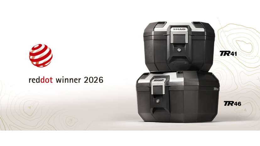 Questi due bauletti per moto hanno vinto il premio Red Dot Award 2026 per il design