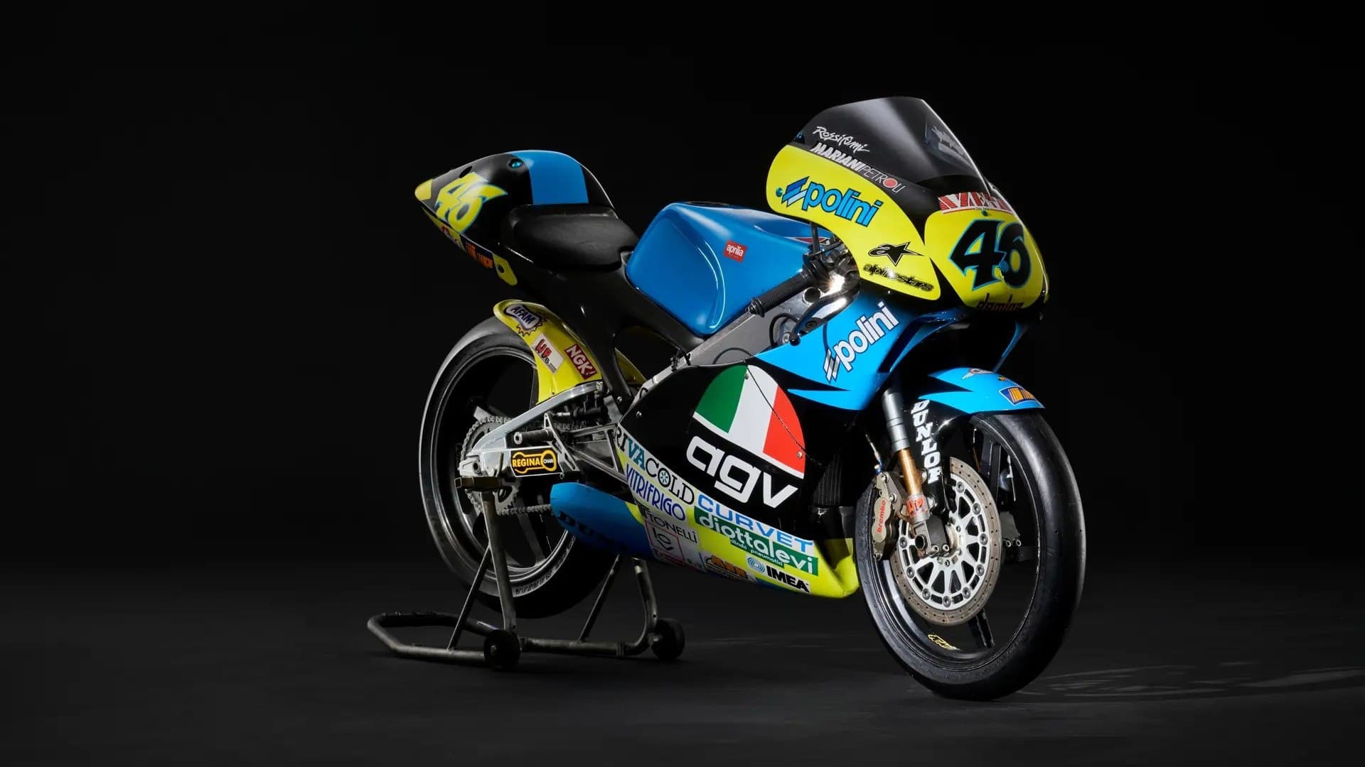 All’asta l'Aprilia RS 125 R della prima vittoria di Rossi nel motomondiale