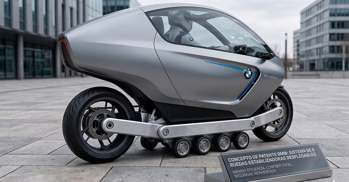 8 ruote per non cadere mai: la folle ma geniale idea di BMW