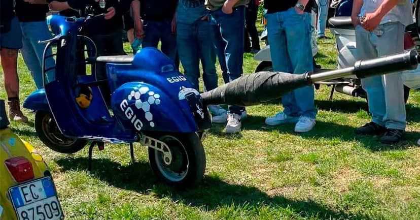 Vespa da 104 CV: il 2T più potente mai visto in soli 5 esemplari