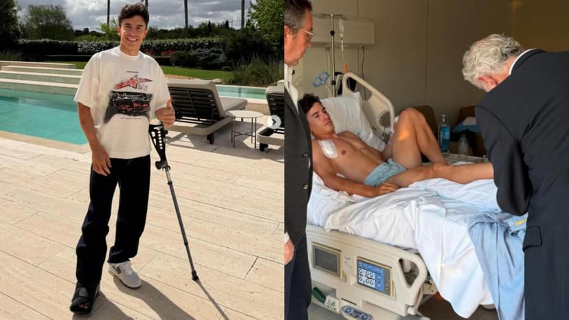 MotoGP 2026. Marc Márquez è già in piedi: "L'operazione (doppia) è stata un successo". Via al recupero!