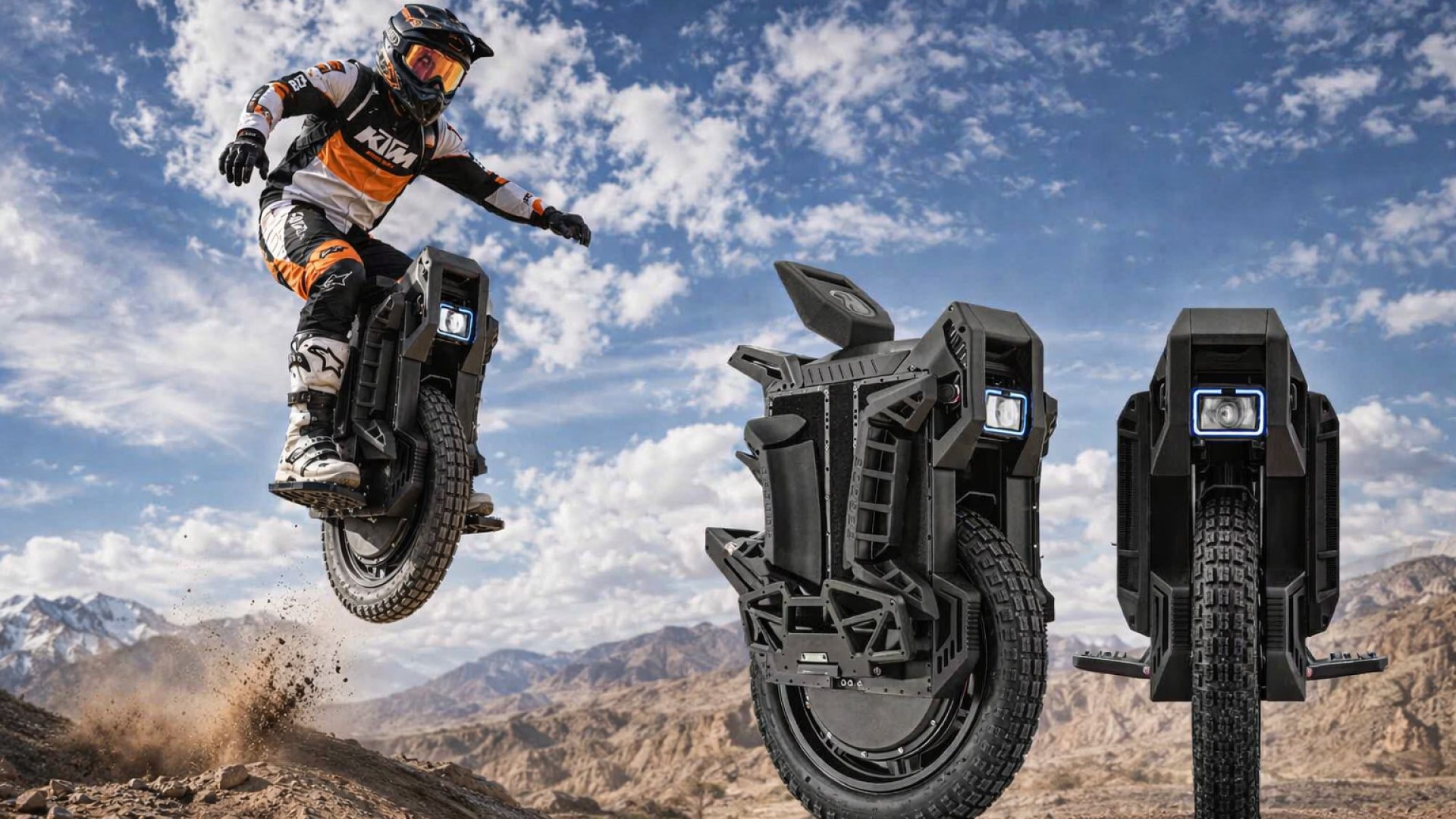 Begode X-Way: guarda cosa combina il monociclo da offroad