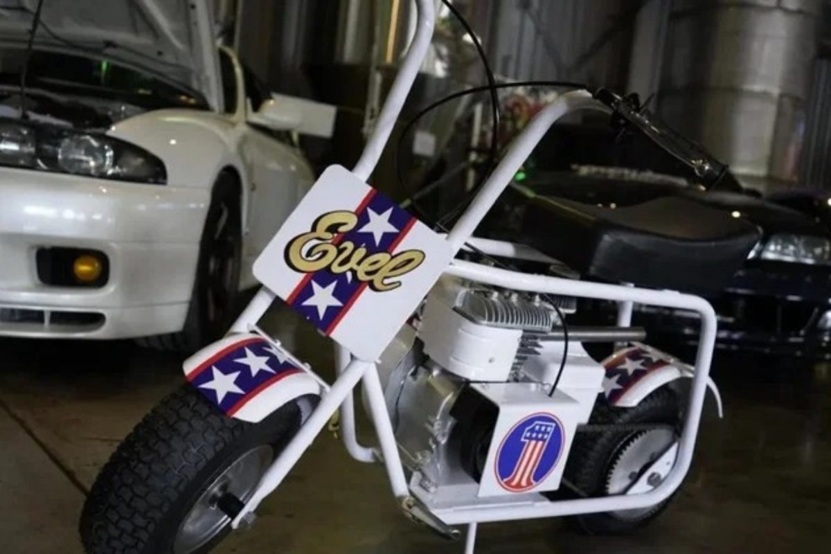 La minimoto Ruttman ispirata a Evel Knievel va all’asta: è un pezzo di storia