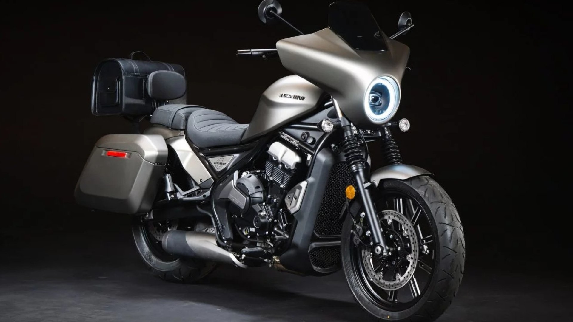 Moto Morini Calibro Bagger si aggiorna: schermo TFT con navigazione e nuovo colore