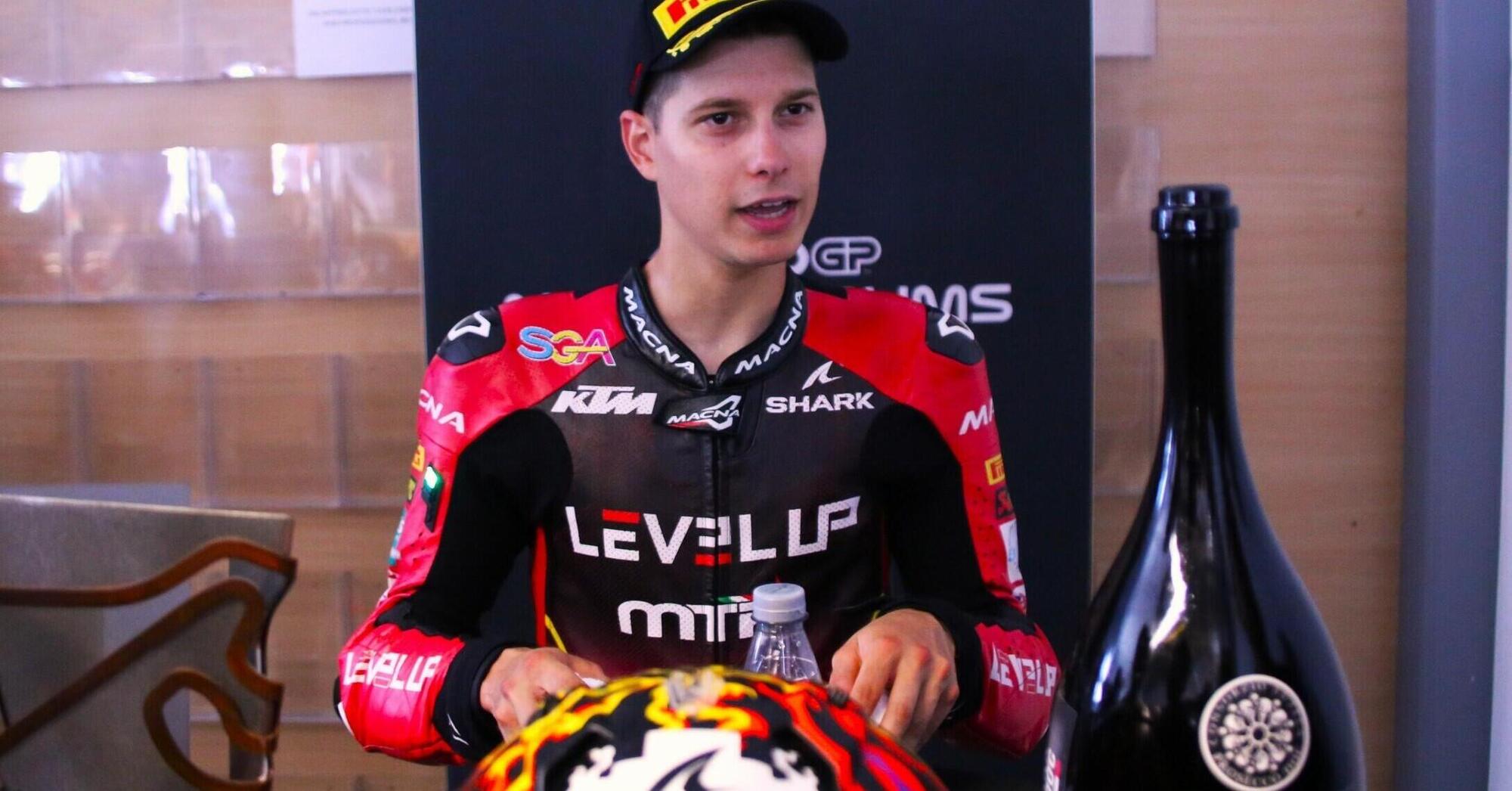 MotoGP 2026. GP di Germania. Matteo Bertelle torna sul podio: "La mia dieta? Mangiare il meno possibile. In Moto3 il peso è una zavorra enorme"