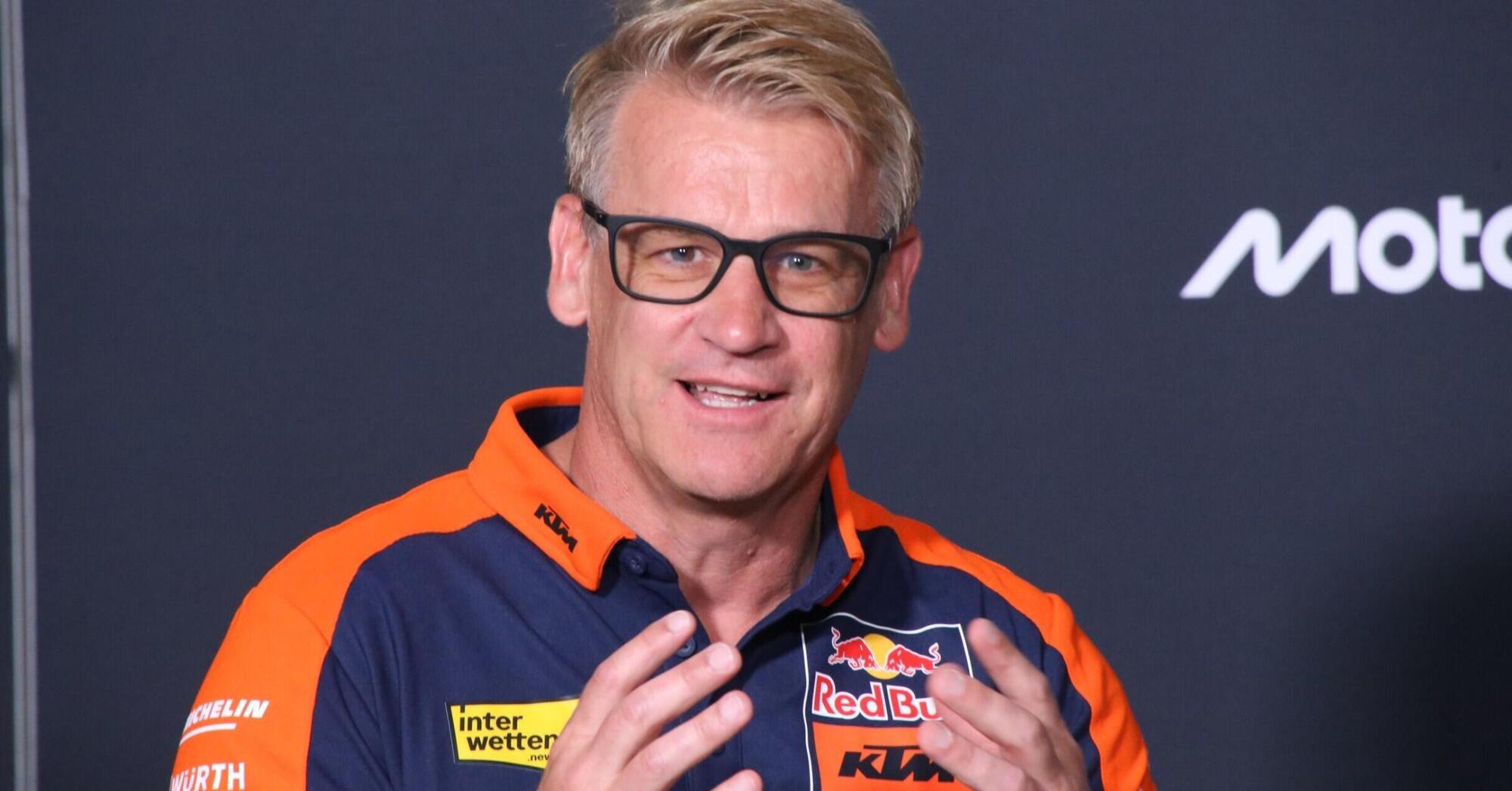 MotoGP 2026. GP di Germania. Pit Beirer conferma un problema ai motori delle KTM: "C'è qualcosa che non va"