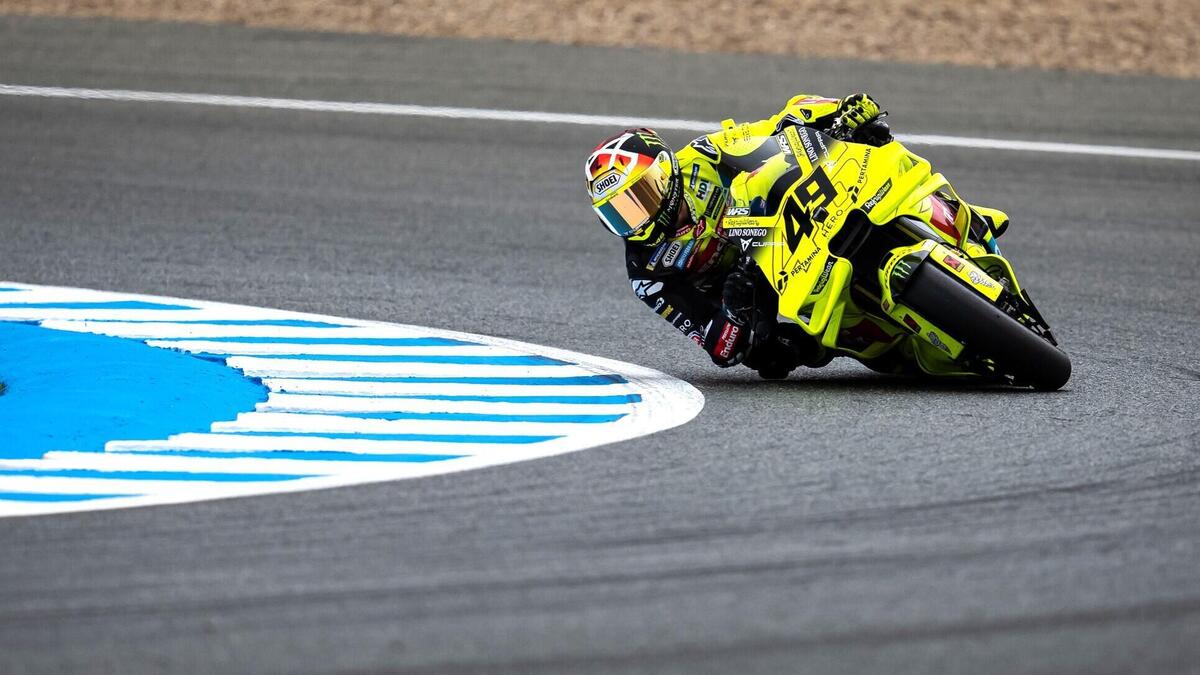 MotoGP 2026. GP di Spagna. FP1, doppietta gialla: 1° Fabio Di Giannantonio, 2° Franco Morbidelli
