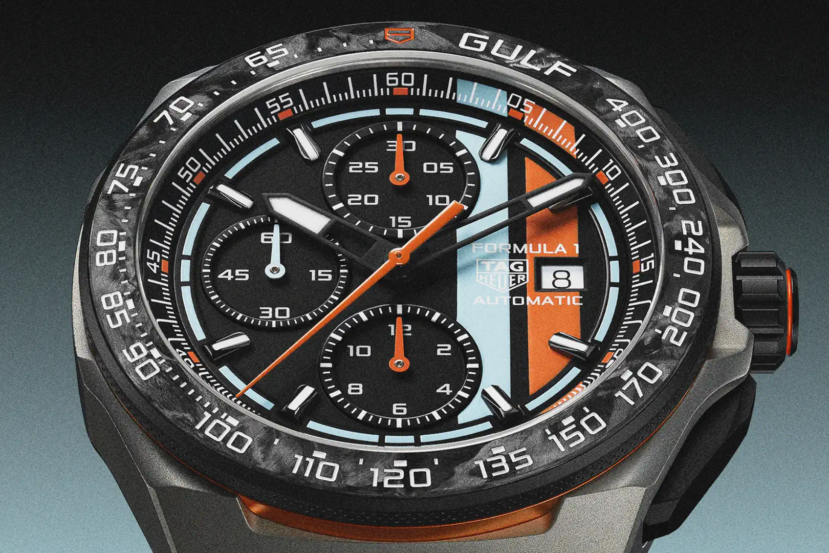New TAG Heuer Gulf Chronograph Meets Trackhouse MotoGP