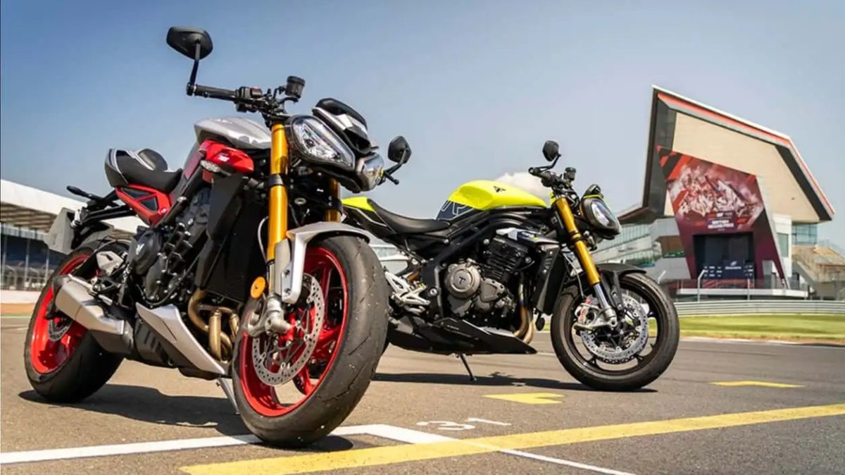 Triumph porta le sue sportive a Silverstone: show in pista con istruttori