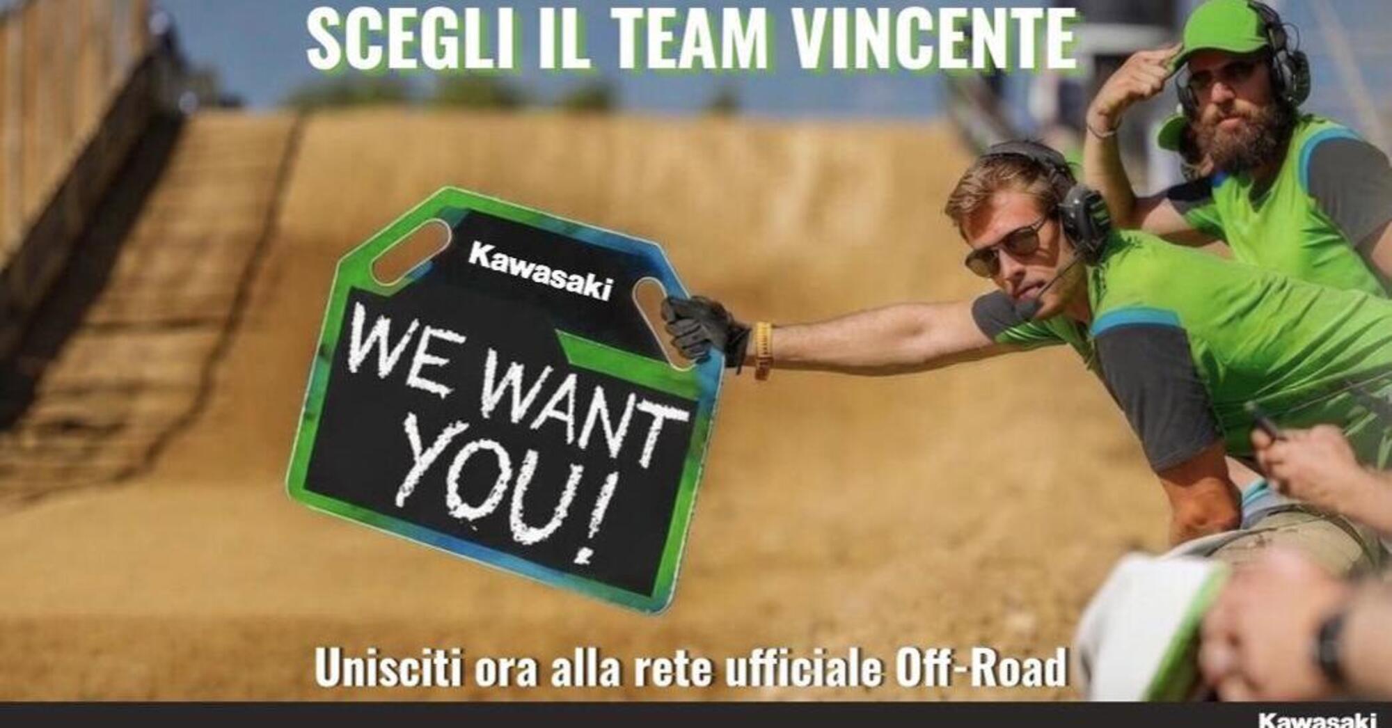 “WE WANT YOU”: Kawasaki cerca nuovi concessionari per il fuoristrada