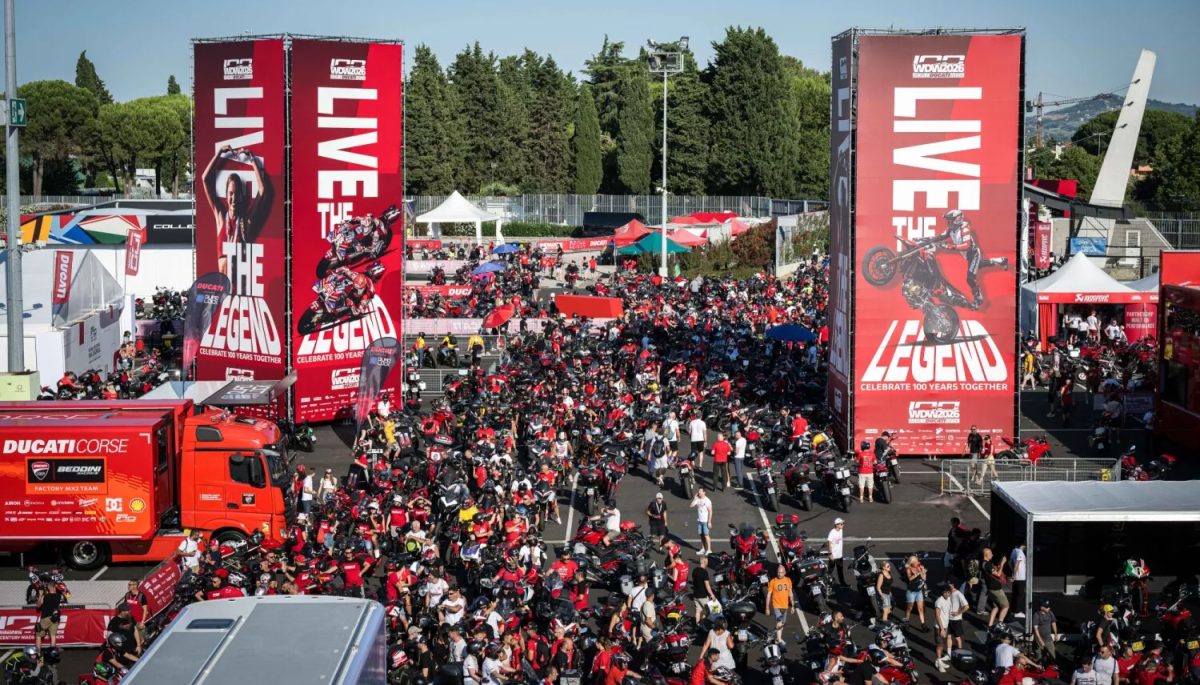 World Ducati Week 2026 da record: oltre 118 mila appassionati da 94 Paesi